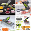 16-in-1 Vegetable Cutter – Premium Quality (Big Size, Box Packing)