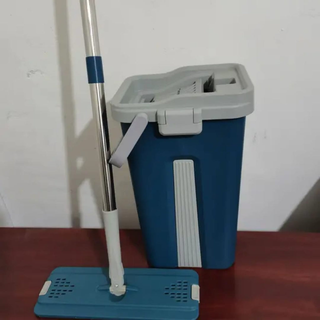 360° Flat Floor Mop with Bucket – Effortless Cleaning for Your Home