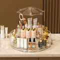 360° Rotating Makeup Organizer – Transparent Storage Box