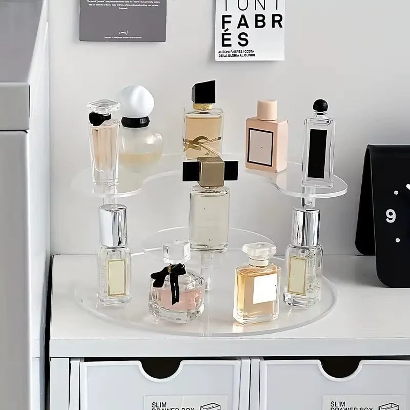Acrylic Storage Display Shelf Rack – Ladder Showcase Display Stand