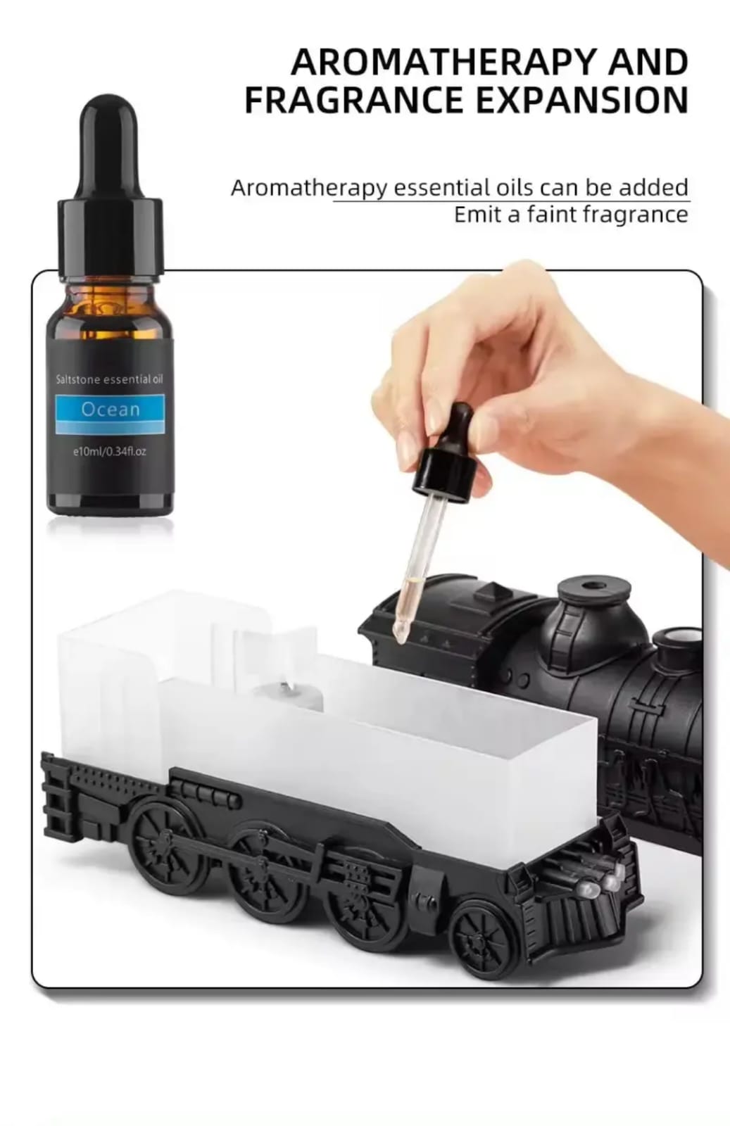 Train Humidifier & Aroma Diffuser with Remote