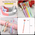 3-Sided Toothbrush – Deep Cleaning (Card Packing, Random Colours)
