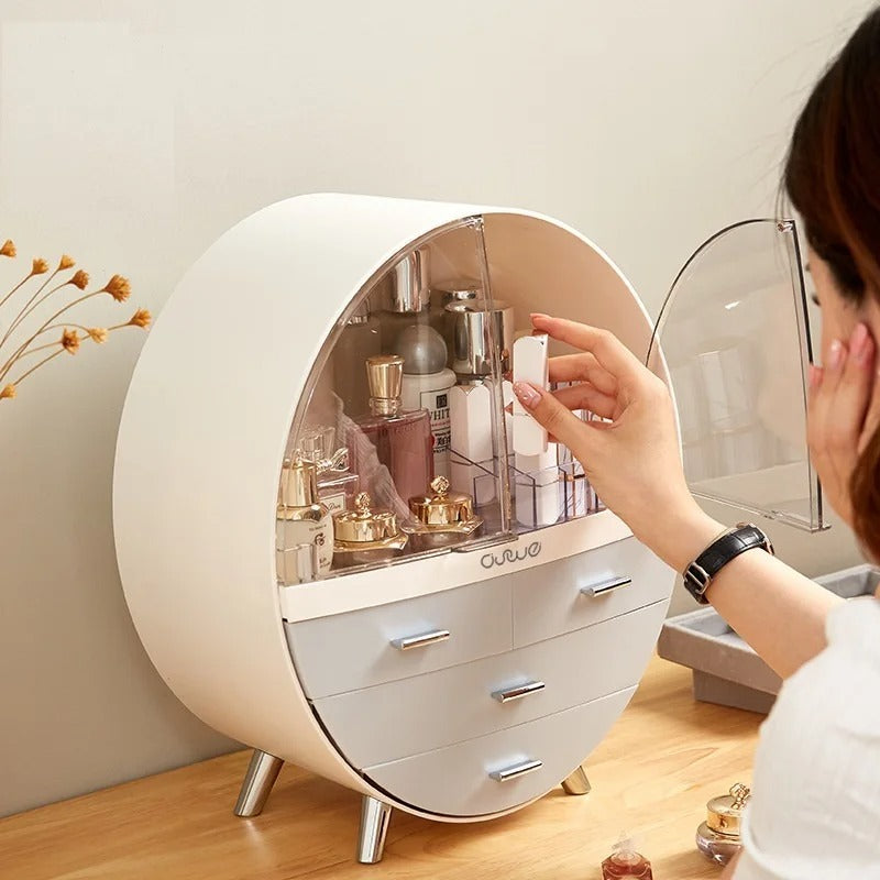 Beauty Counter Essentials – Transparent Cosmetic Storage Box