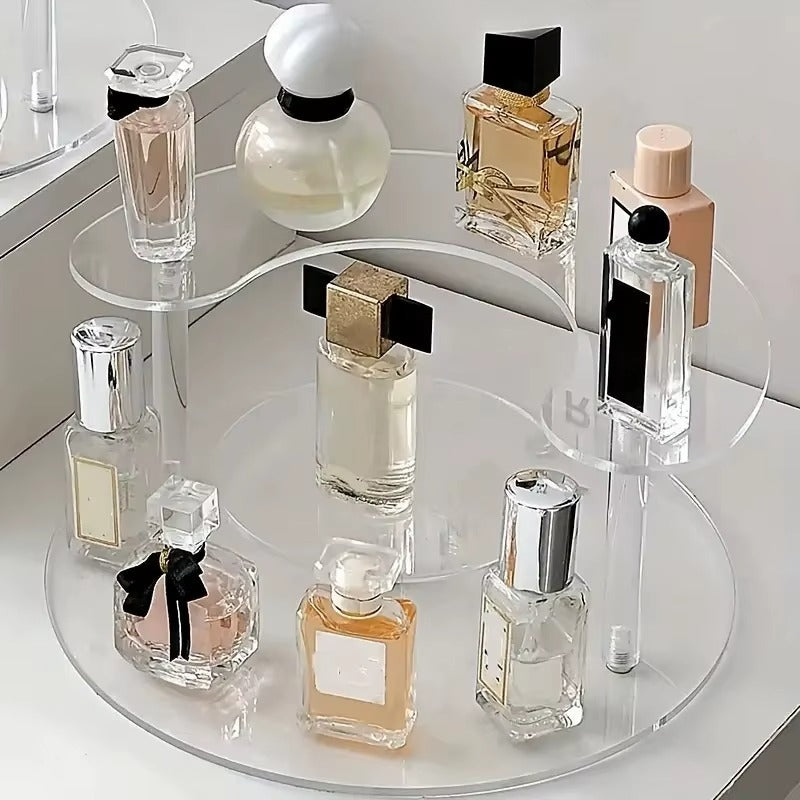 Acrylic Storage Display Shelf Rack – Ladder Showcase Display Stand