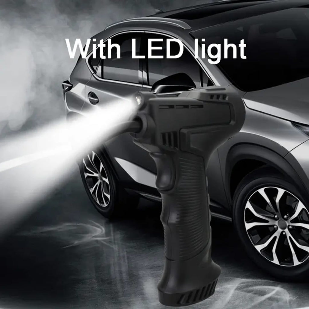 Mini Cordless Tire Inflator with LCD Display & LED Light