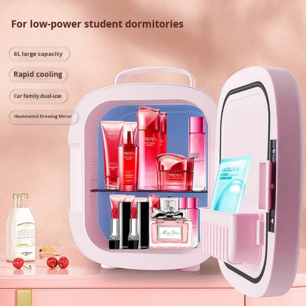 6L Portable Car Refrigerator – LED Mini Fridge