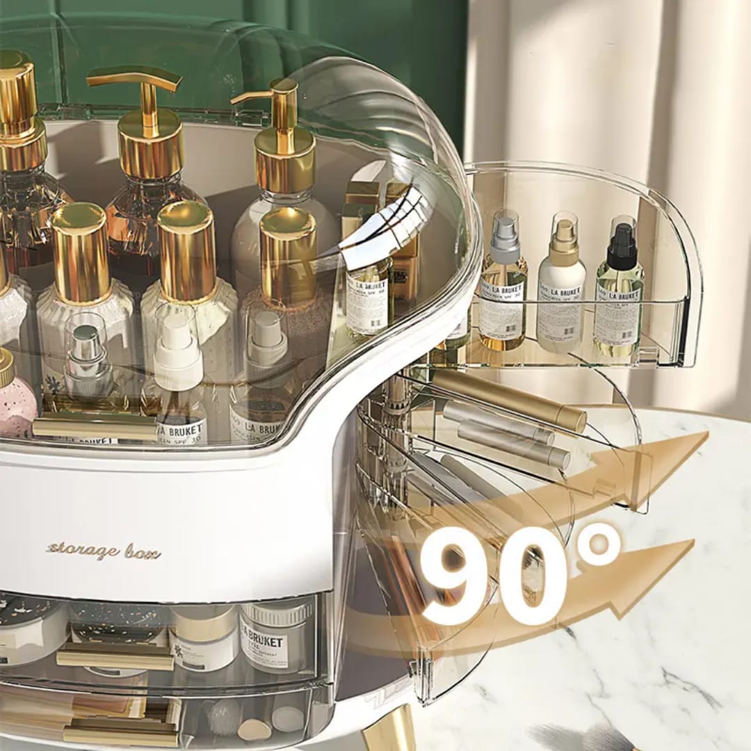 Luxury Desktop Cosmetics Storage Box