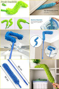 Microfiber Flexible Fan Duster – Easy Dust Cleaning (Random Colours)