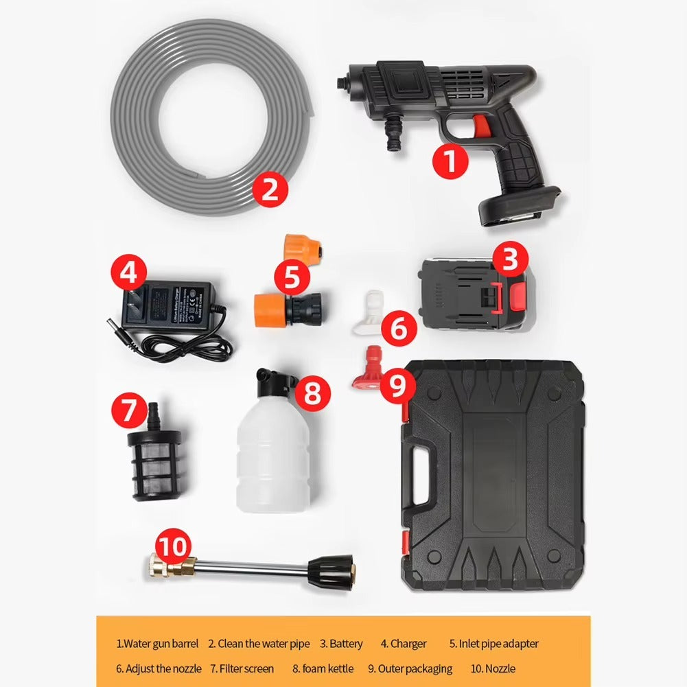 High Pressure Portable Car Wash Gun
