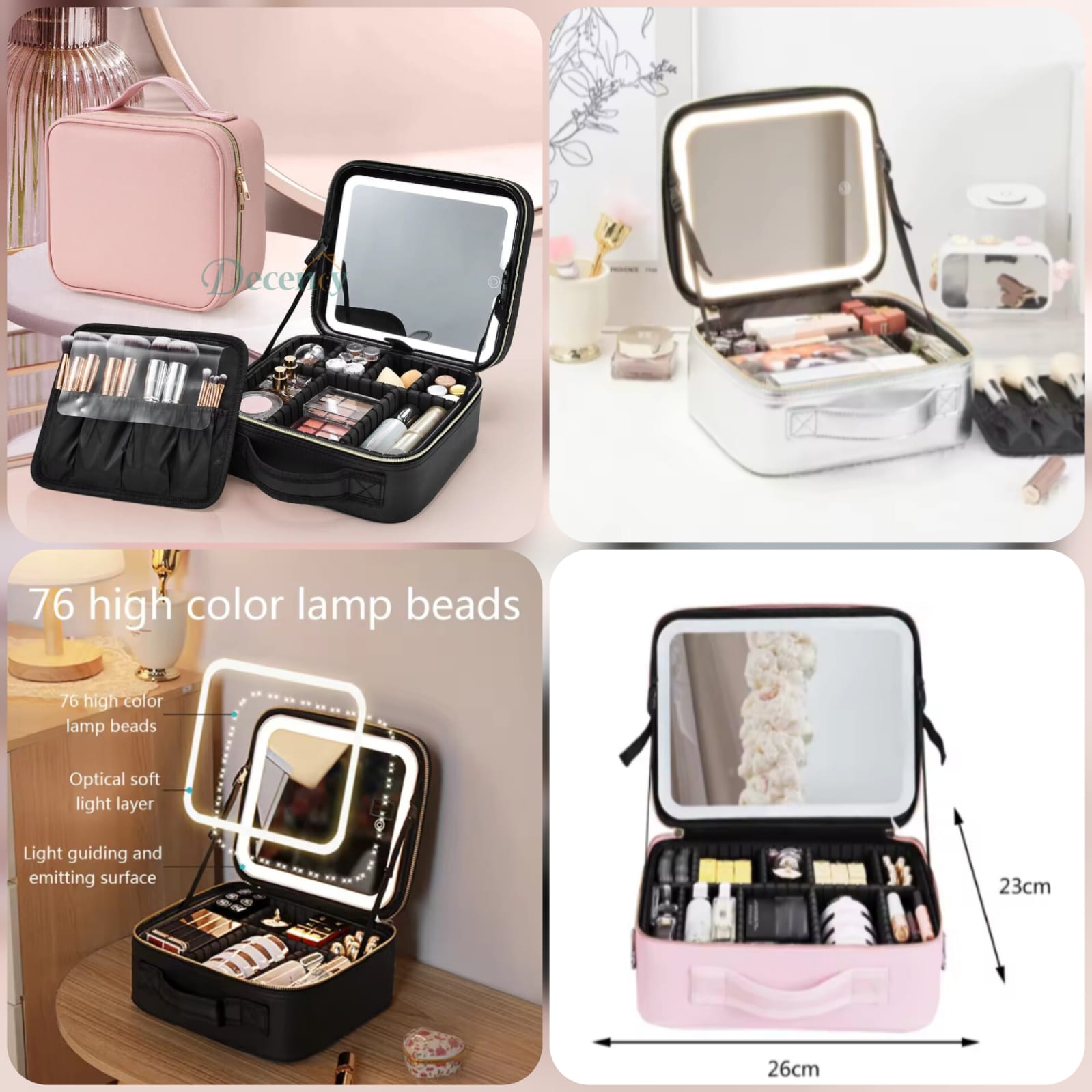 Smart LED Cosmetic Makeup Organizer