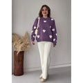 TEEDOT Heart Print Fleece Wear – Winter Collection