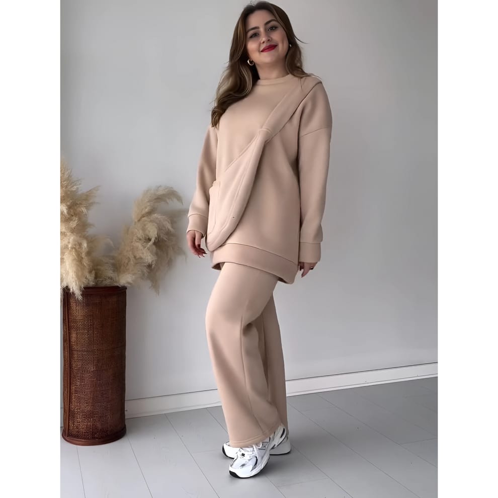 TEEDOT 3-Piece Fleece Set – Hoodie, Trouser &amp; Bag