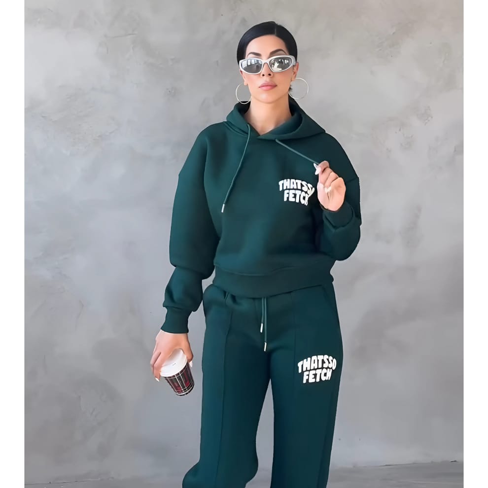 TEEDOT 2-Piece Fleece Set – Hoodie &amp; Trouser