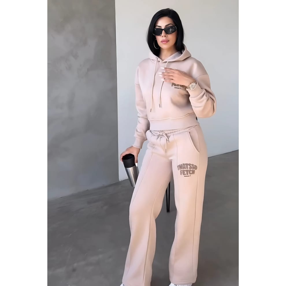 TEEDOT 2-Piece Fleece Set – Hoodie &amp; Trouser