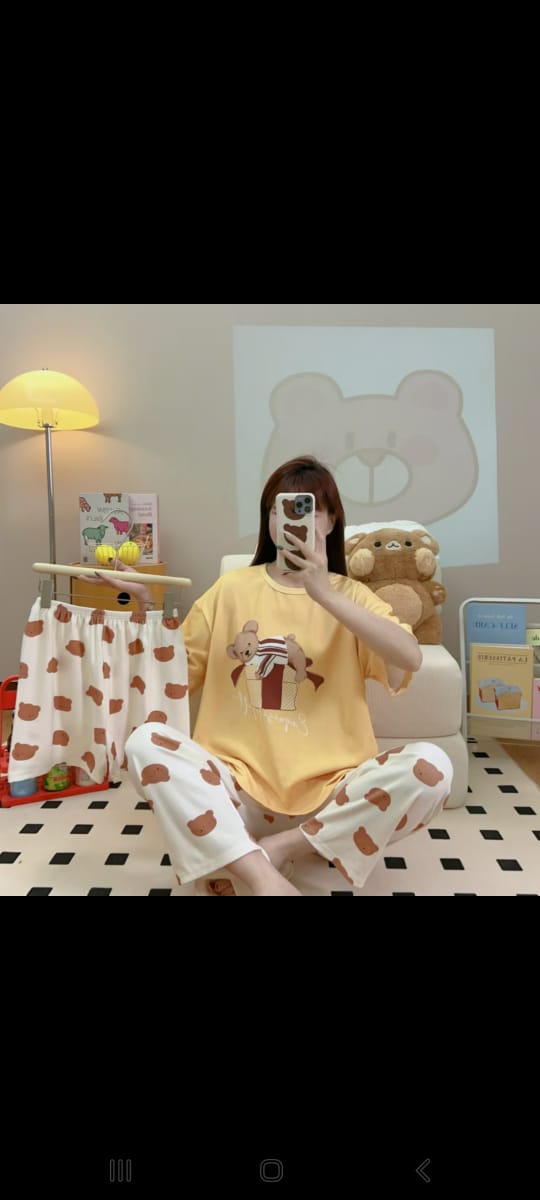 TEEDOT 3-Piece Nightwear Collection (Imported)