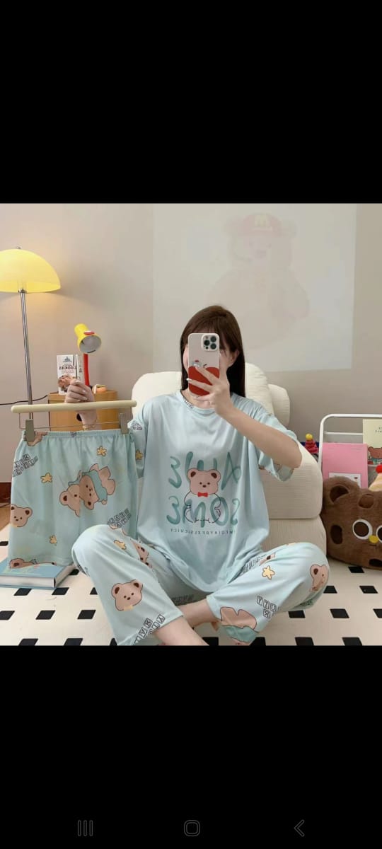 TEEDOT 3-Piece Nightwear Collection (Imported)